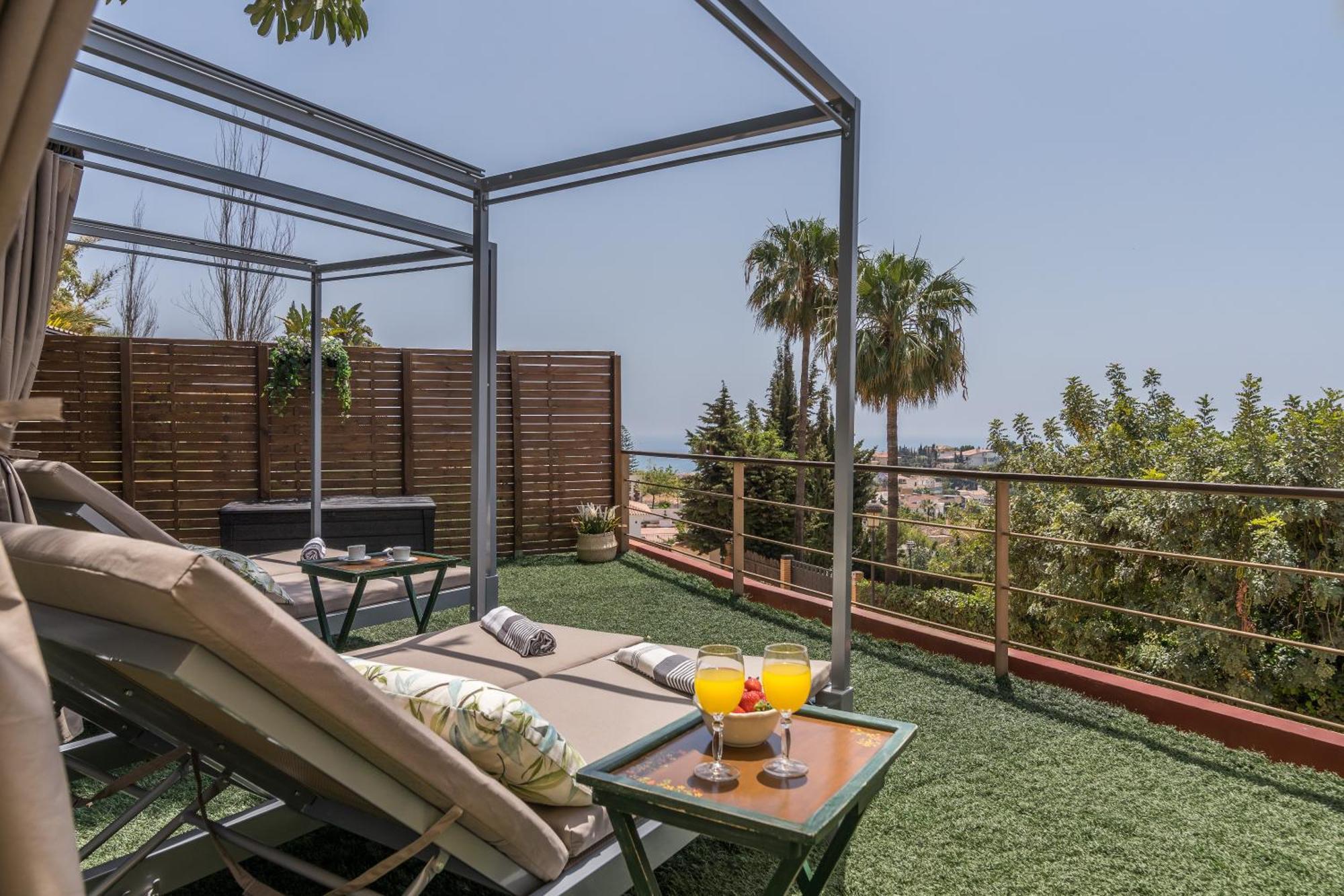 Sea View With Shared Terrace Lejlighed Málaga Eksteriør billede
